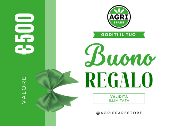 Buono regalo Agri Spare store